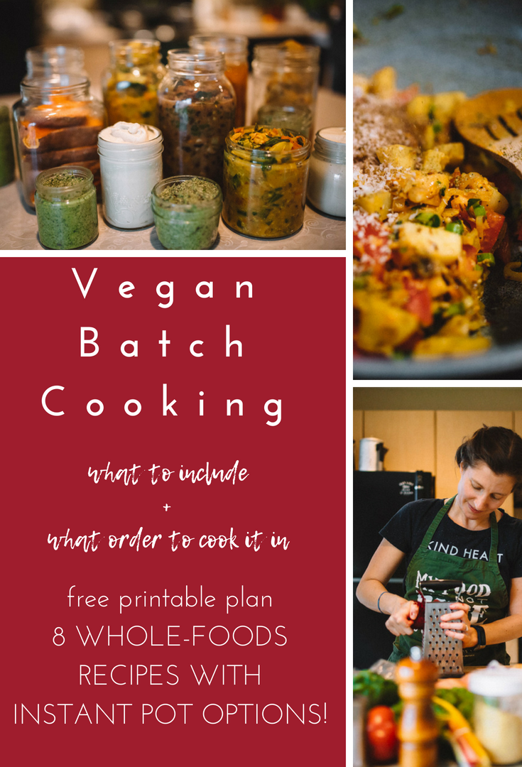 Vegan Batch Cooking Pinterest