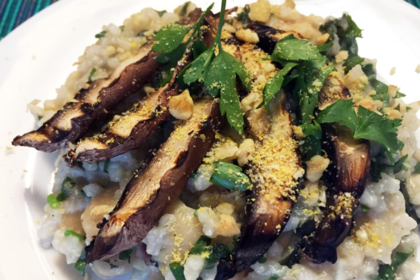 One week of vegan family dinners on the Vegan Family Meal Plan - Lazy bean risotto