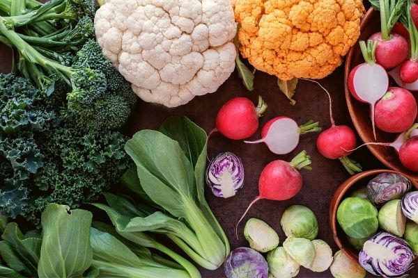 Vegan grocery list - Vegetables - Cruciferous