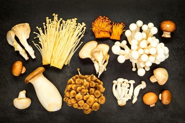 Vegan grocery list - Vegetables - Mushrooms