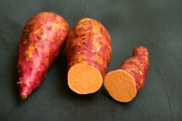 Vegan grocery list - Vegetables - Orange sweet potatoes