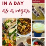 What I eat in a day as a vegan - Pin