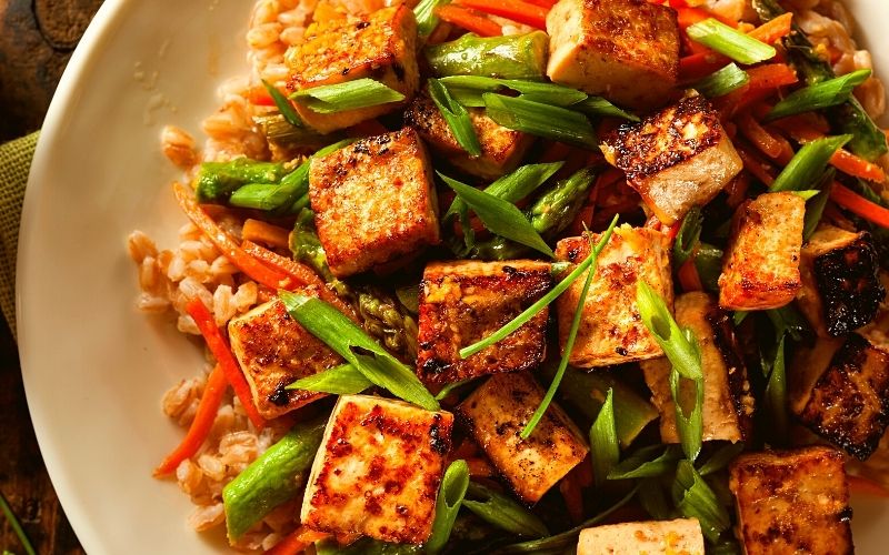 Delicious tofu dish - Vegan meal planning 101