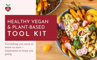 Healthy vegan and plant-based tool kit for organized people who cook at home
