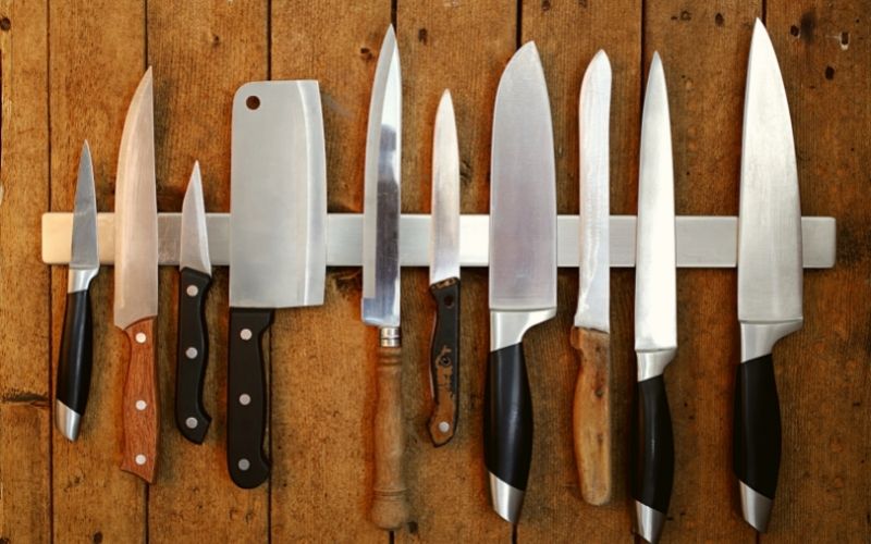 Knife strip - How to store knives