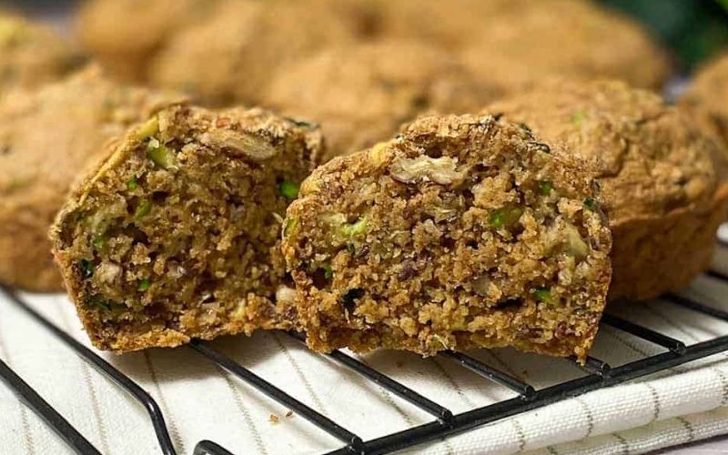 Replace eggs - This Healthy Kitchen's Vegan zucchini muffins