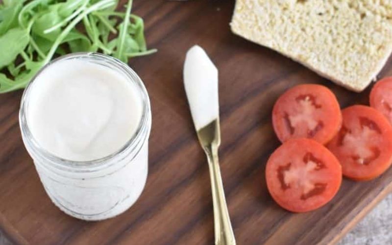 Replace eggs - Vegan mayo using tofu and aquafaba