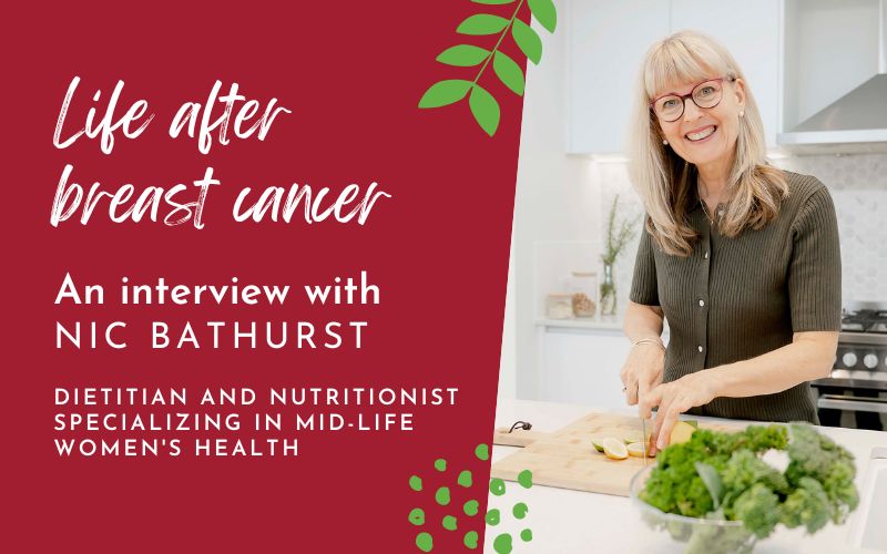 Life after breast cancer: An interview with Nic Bathurst, dietitian and nutritionist specializing in mid-life women’s health