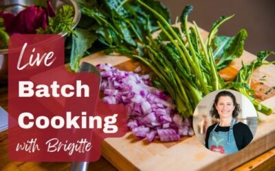 Batch Cooking Demo (replay) – Planned and Plant-Based (September 8th, 2023)